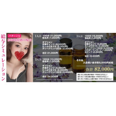 メンズエステ求人店舗：Garden Spa｜錦糸町・小岩・両国・東京都のメンズエステ求人の店長写メ日記画像　実際の給与例をご紹介！「Aさんの場合」