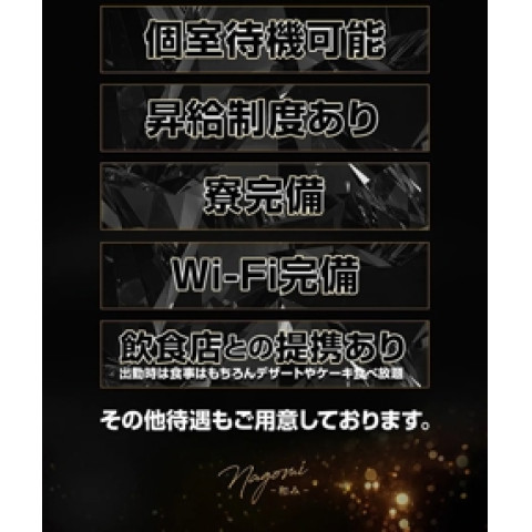 メンズエステ求人店舗：NAGOMI〜和み〜｜広島市・流川・薬研堀・広島県のメンズエステ求人の店長写メ日記　採用率99%！画像1