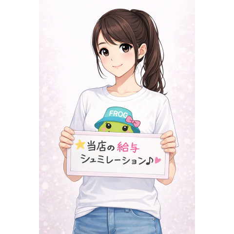 メンズエステ求人店舗:FROG SPA 堺筋本町ルーム|堺筋本町・本町・阿波座・大阪府のメンズエステ求人の店長写メ日記 ぴょなさんが教える当店の給与シュミレーション♪画像1