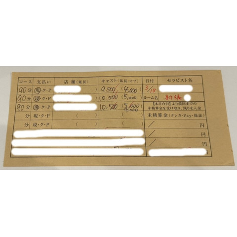 メンズエステ求人店舗：Aroma Jewels 秋葉原｜神田・秋葉原・浅草橋・東京都のメンズエステ求人の店長写メ日記　給与封筒紹介　#4画像1