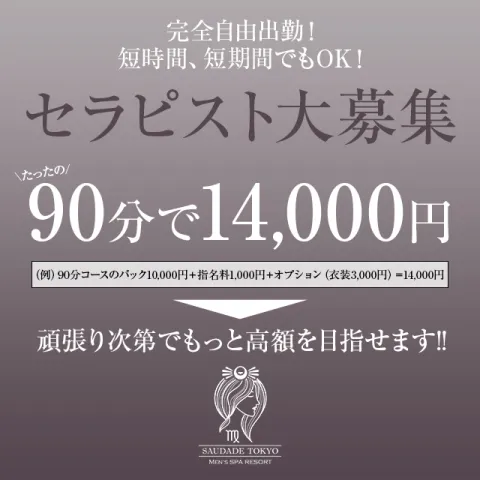 SAUDADE TOKYO 恵比寿ルーム｜恵比寿・中目黒・代官山・東京都のメンズエステ求人の求人店舗画像