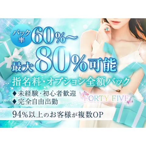 FORTY FIVE｜堺筋本町・本町・阿波座・大阪府のメンズエステ求人の求人店舗画像