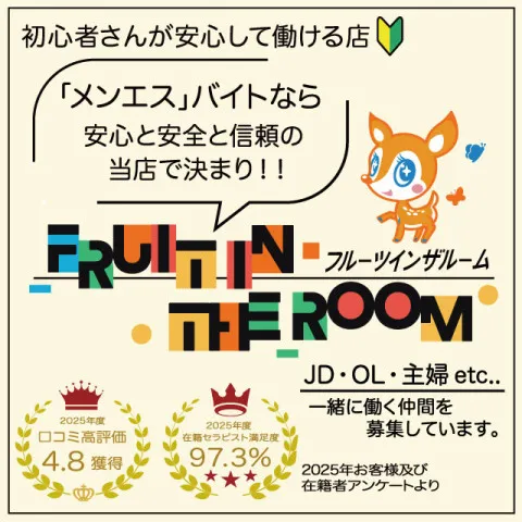 Fruit in the room｜静岡・藤枝・富士・静岡県のメンズエステ求人の求人店舗画像