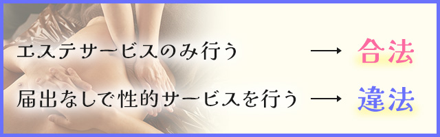 立場別！メンズエステ違法店が摘発された場合の処分